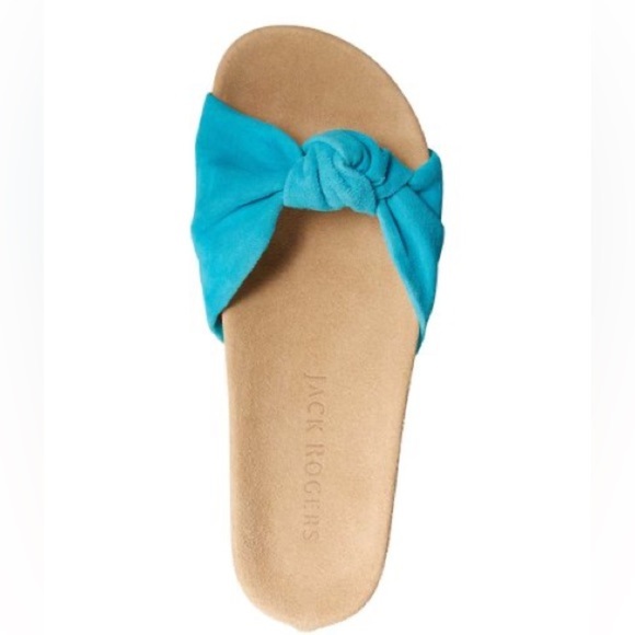 🎩🗝️ NWB or NWOB $128 Aqua Knot Phoebe Suede Slide - Women
Jack Rogers - Picture 5 of 6